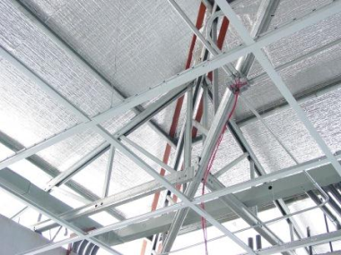 Prodex Insulation in roof of metal building
