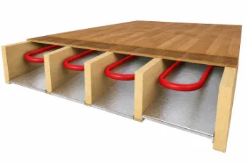 Radiant Heating Under a Wood Floor (click for Installation Instructions)